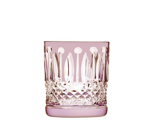 HomeDor Luxury Crystal Engraved Colorful Whiskey Glass