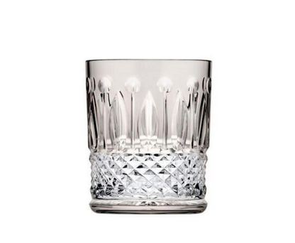 HomeDor Luxury Crystal Engraved Colorful Whiskey Glass