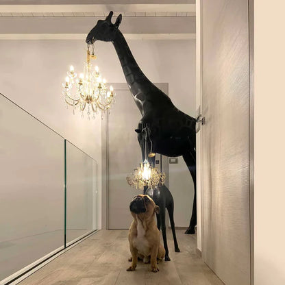 HomeDor Nordic Animal Sculpture Extra Large Giraffe Floor Lamp