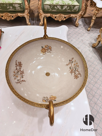 Rococo Scroll Handle Tazza Collection
