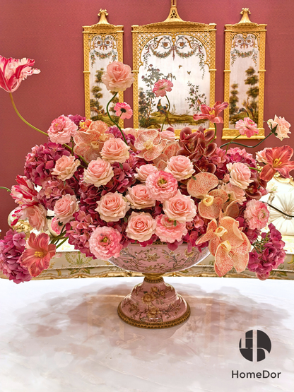 Rococo Scroll Handle Tazza Collection