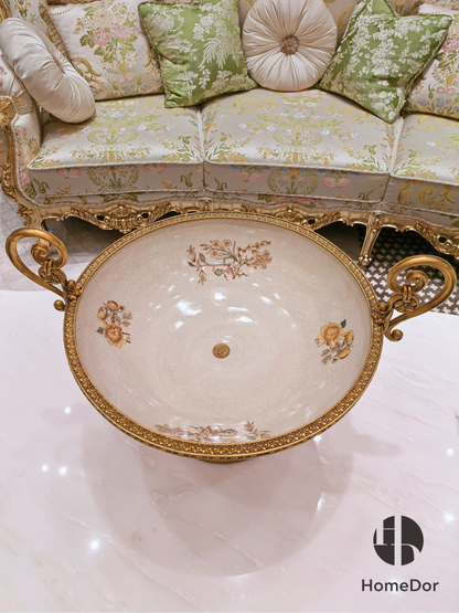 Rococo Scroll Handle Tazza Collection