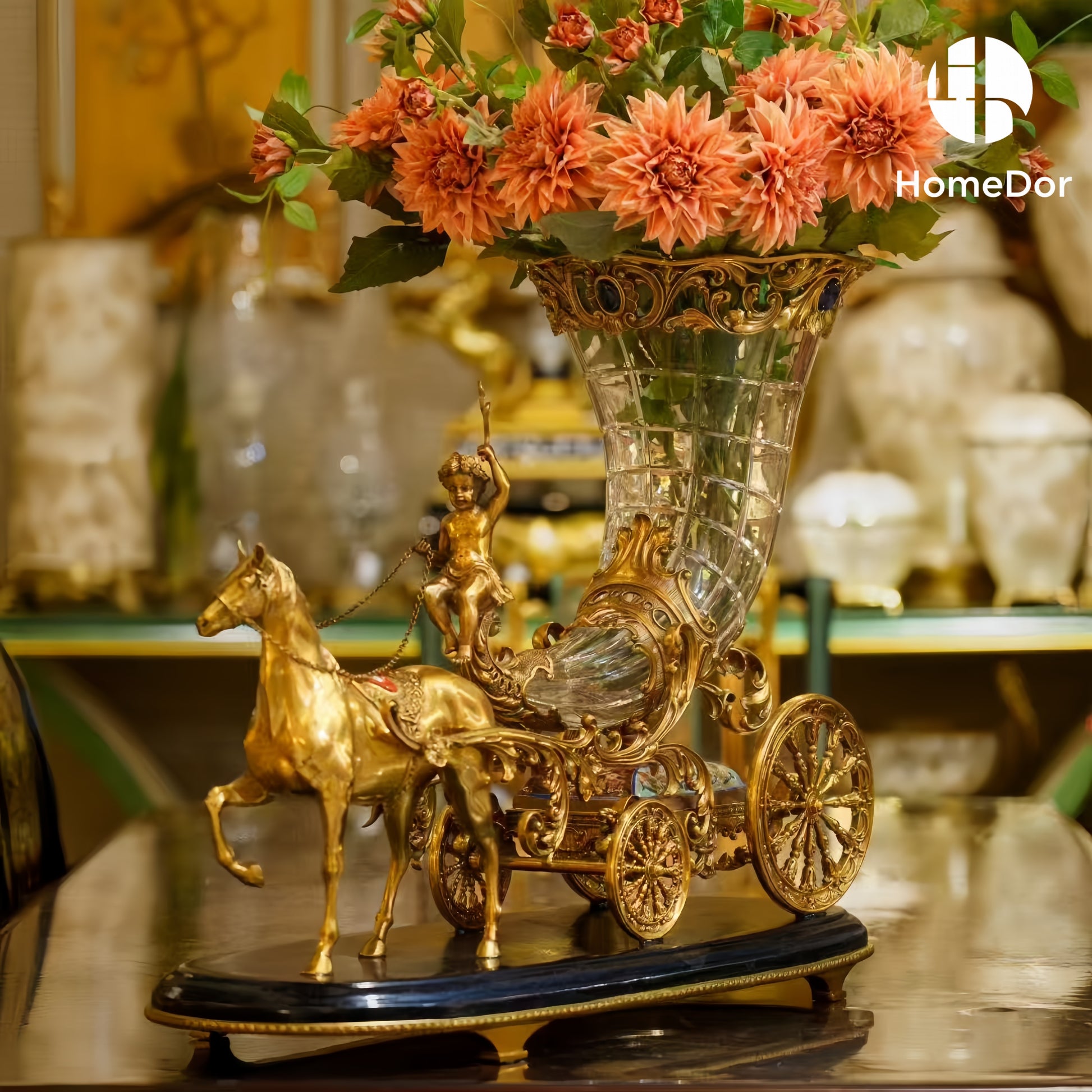 Royal Carriage Crystal Glass Chariot2
