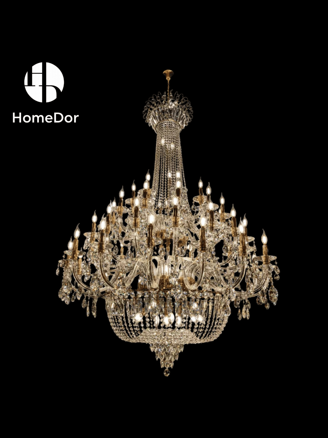 Traditional Luxury Mid-century Multi Tiers Candle Chandelier1