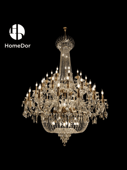 Traditional Luxury Mid-century Multi Tiers Candle Chandelier1