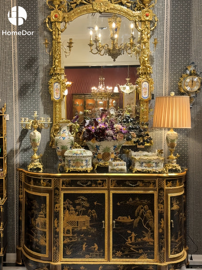 HomeDor × FH&Home | Tropical Rainforest Pineapple Hand-Painted Tabletop Decor Set