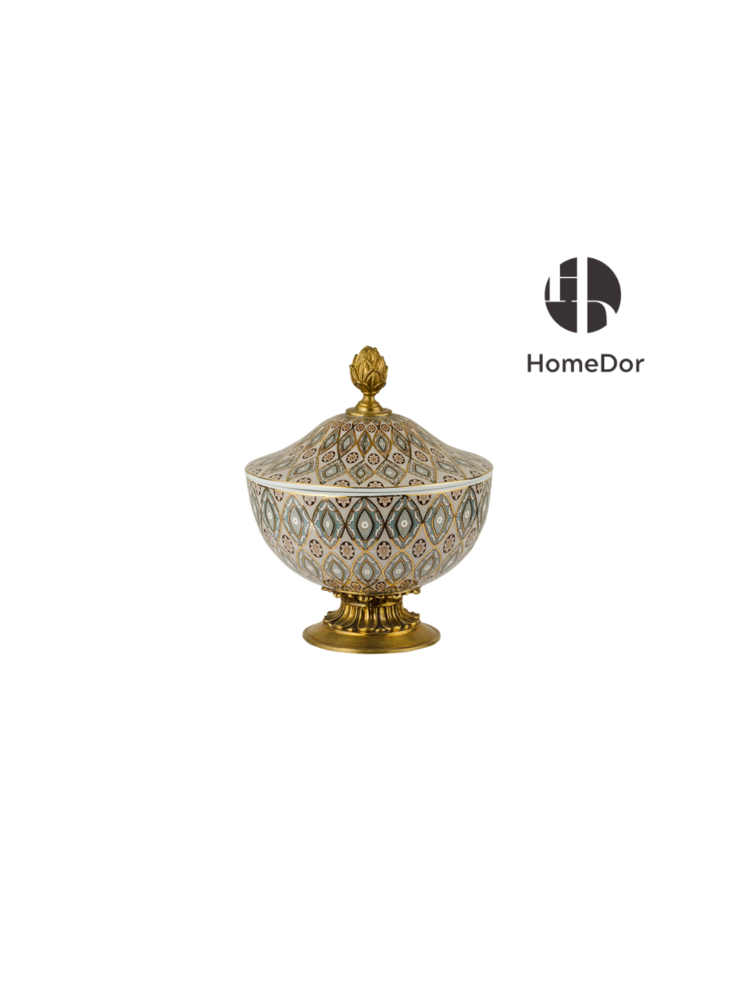 Vintage Art Deco Luxury Brass Table Decor Sets 2