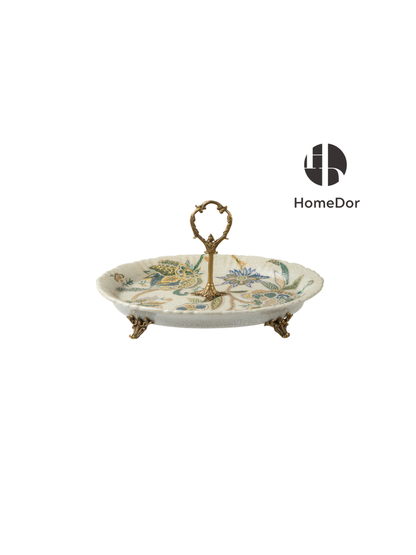 Vintage Chinoiserie Luxury Blossom & Brass Table Decor Series 2