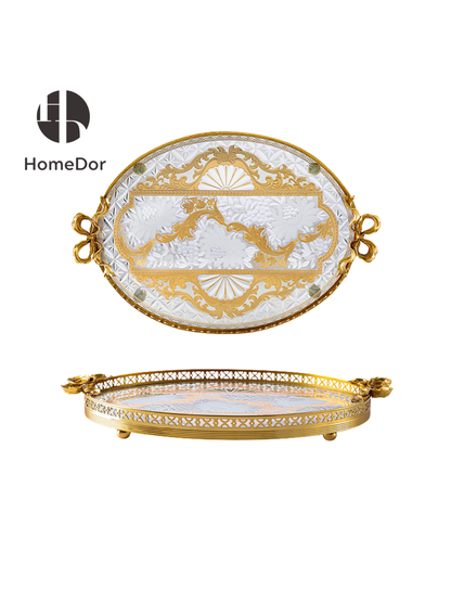 Aurora Glass Topaz Gilded Palace Ensemble
