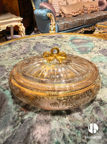 Aurora Glass Topaz Gilded Palace Ensemble