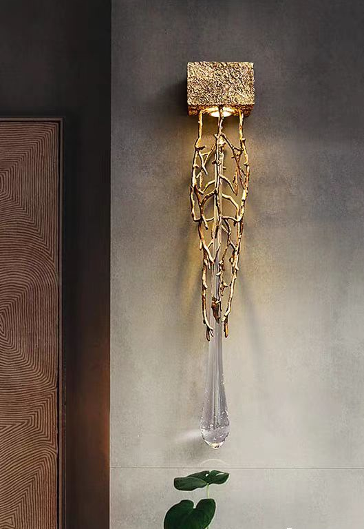 HomeDor Lina Raindrop Branch Wall Sconce