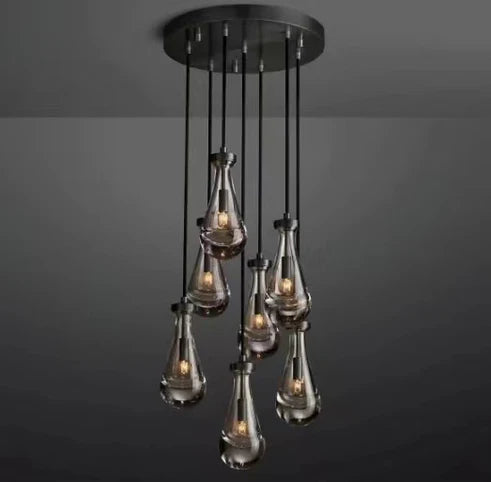 HomeDor Premium Modern Floating Raindrop Chandelier