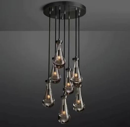 HomeDor Premium Modern Floating Raindrop Chandelier
