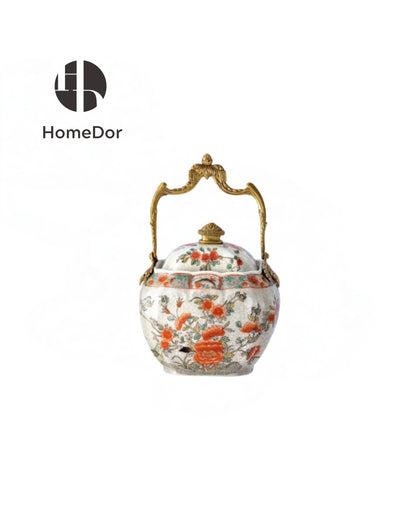 Famille Rose Chinoiserie Ormolu Collection