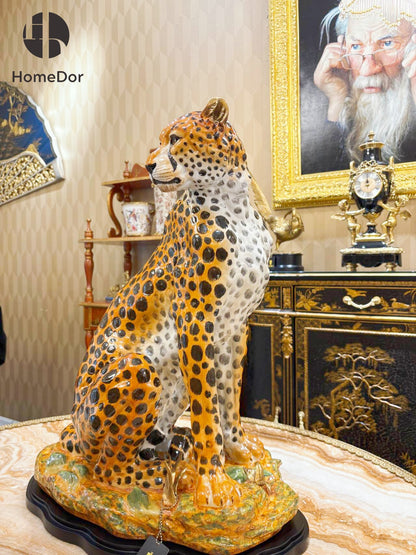 HomeDor × FH&amp;Home | تمثال فهد فاخر/ديكور طاولة