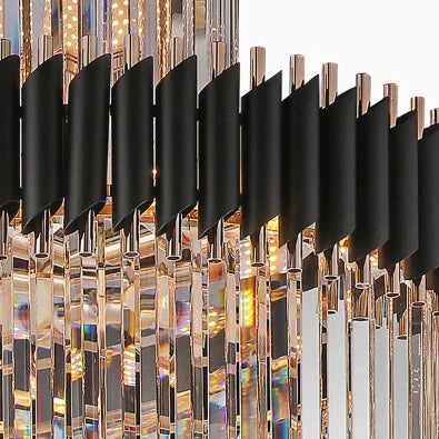 HomeDor Premium Leif Luxury Spiral Crystal Chandelier for Staircase/Grand Hall/Hotel