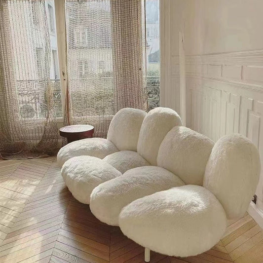HomeDor Fuzzy Sofa