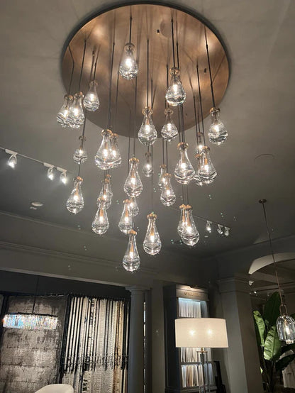 HomeDor Premium Modern Floating Raindrop Chandelier