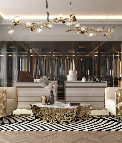 HomeDor Luxury Marble  Center Table