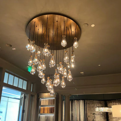 HomeDor Premium Modern Floating Raindrop Chandelier