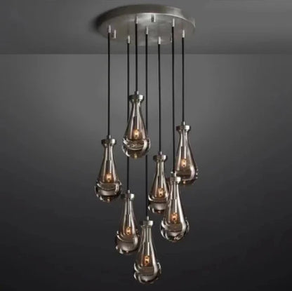 HomeDor Premium Modern Floating Raindrop Chandelier