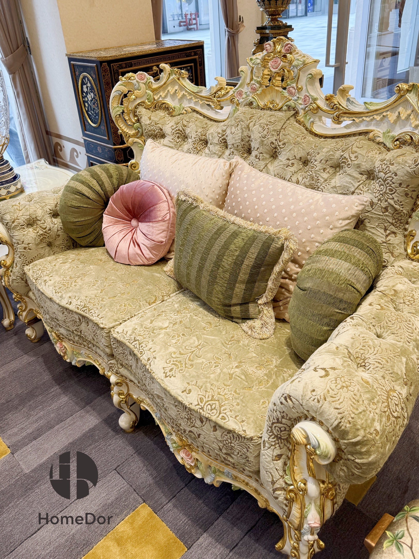 Victorian loveseat