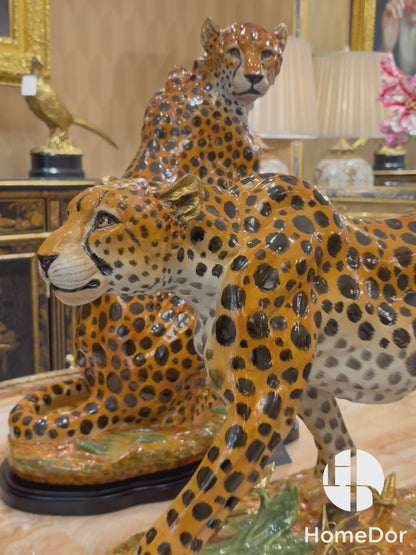 HomeDor × FH&amp;Home | تمثال فهد فاخر/ديكور طاولة