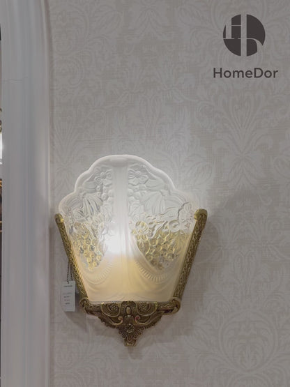 HomeDor × FH&Home | Neoclassical Style Brass Wall Sconce