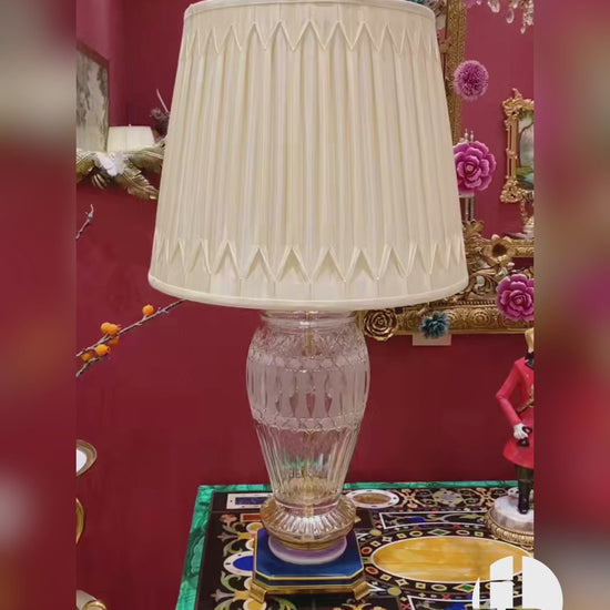 HomeDor × FH&Home | Elegant Classic Crystal Table Lamp