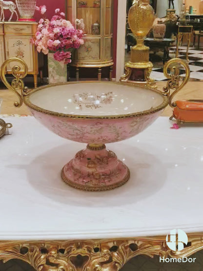 Rococo Scroll Handle Tazza Collection