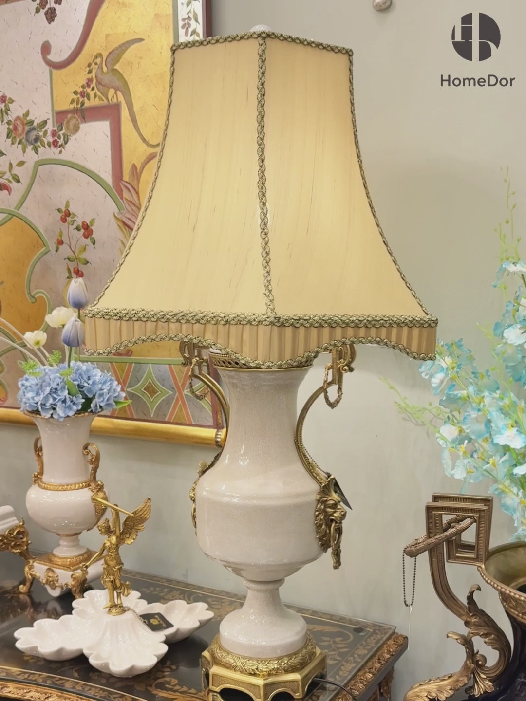 Perfect for traditional, transitional, or vintage-inspired spaces, this lamp acts as a sophisticated accent piece. 