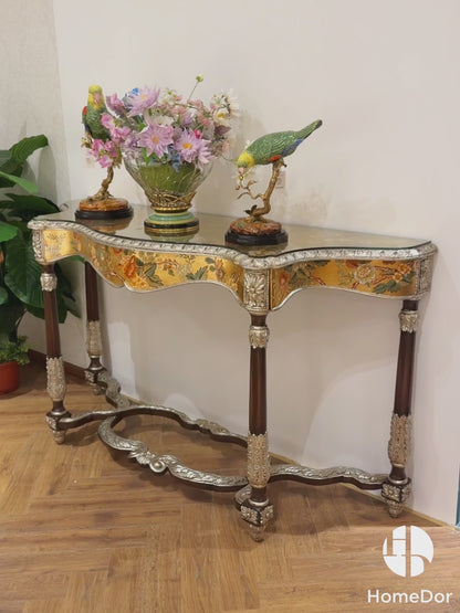 HomeDor Artistic Green Parrot Figurine Table Decor