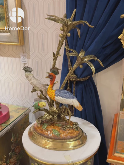 HomeDor × FH&Home | Playful Tropical Island Birds Ornament