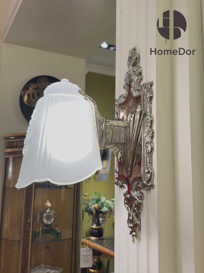 HomeDor × FH&Home |  Exquisite Rococo Style Brass Wall Sconce