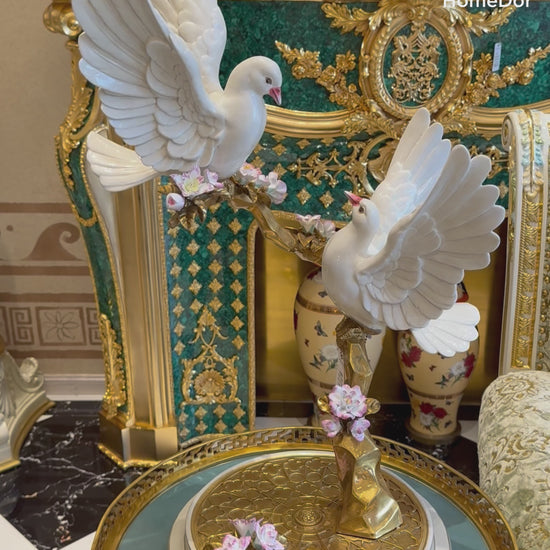 Elegant Flying Dove Decorative Figurine  Perfect for Formal Dining & Everyday Elegance