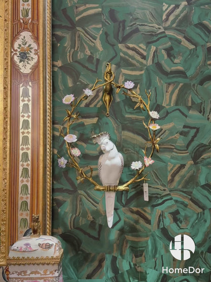 White Parrot Wall Decor by HomeDor Art Home