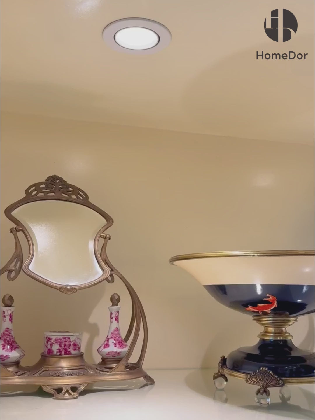 HomeDor × FH&Home | Koi Fish Decorative Fruit Bowl