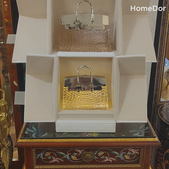 handbag light on
