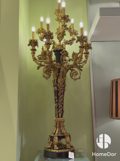 HomeDor × FH&amp;Home | Lámpara de mesa neobarroca Candelabro Aureliano