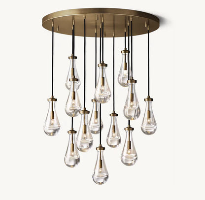 HomeDor Premium Modern Floating Raindrop Chandelier