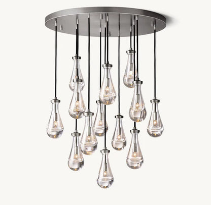 HomeDor Premium Modern Floating Raindrop Chandelier