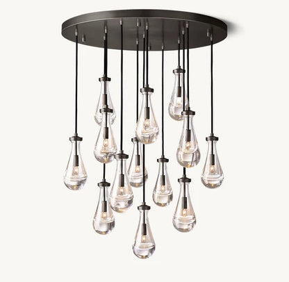 HomeDor Premium Modern Floating Raindrop Chandelier