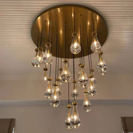 HomeDor Premium Modern Floating Raindrop Chandelier