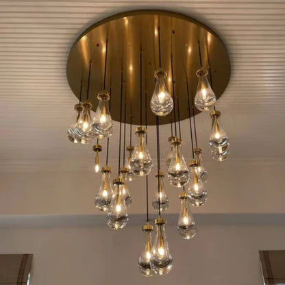 HomeDor Premium Modern Floating Raindrop Chandelier