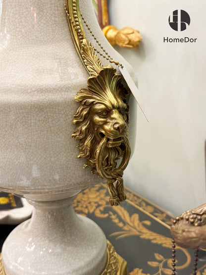 Whether placed on a bedside table, living room console, or study desk, it brings timeless grace and understated luxury to any surface.