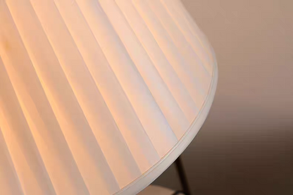 HomeDor Premium Laurel Vintage Luxury Lampshade Table Lamp in Black/White