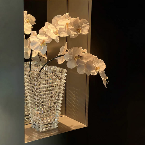 HomeDor Luxury Crystal Vase for Table Decor