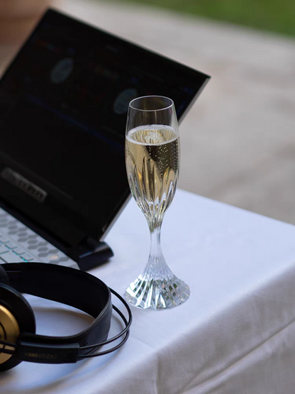 HomeDor Luxury Crystal Champagne Glass