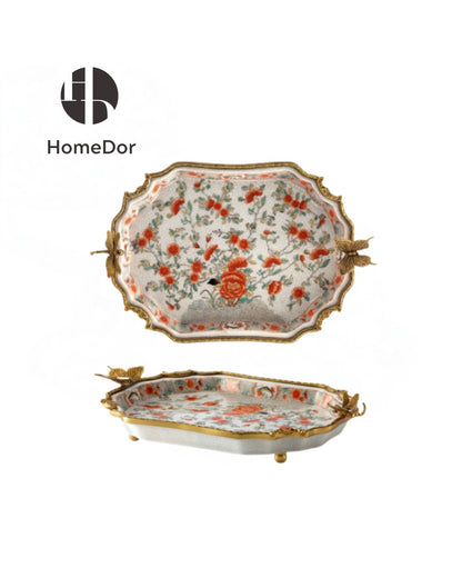 Famille Rose Chinoiserie Ormolu Collection